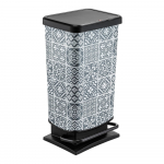 Must jalutuskorv taaskasutatud plastist 40 l Paso - Rotho