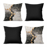 Padjap&uuml;&uuml;rid komplektis 4 43x43 cm Optic - Minimalist Cushion Covers
