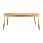 Kokkupandav tammedekooriga s&ouml;&ouml;gilaud 90x180 cm Glimps - Zuiver