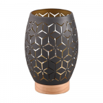 Must laualamp (k&otilde;rgus 21 cm) Bidar - Reality