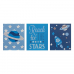 Laste pildid 3 tk 16x20 cm Reach for the Stars - Premier Housewares