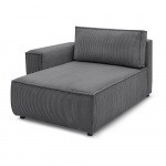 Tumehall velvetist diivanimoodul, vasak nurk Nihad modular - Bobochic Paris