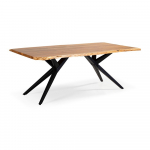 Akaatsiaplaadiga s&ouml;&ouml;gilaud 100x200 cm Mudri - Marckeric