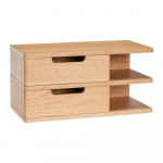 Tammedekooriga rippuv &ouml;&ouml;kapp koos riiulitega &Ouml;ppen - H&uuml;bsch