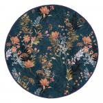 Tumesinine pestav &uuml;mmargune vaip, sobitub robottolmuimejaga &oslash; 80 cm Comfort - Mila Home