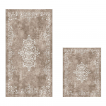 Pruunid vannitoamatid 2tk komplektis 60x100 cm - Foutastic