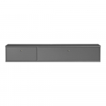Antratsiitne telekakapp 136x22 cm Mistral - Hammel Furniture
