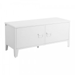 Valge metallist jalatsiriiul koos pingiga Salino - St&oslash;raa