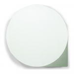 Roheline-hall metallist rippuv vannitoakapp koos peegliga 55x55 cm Sonnet - Spinder Design
