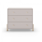 Kreem m&auml;nnipuidust madal laste kummut 90x80 cm Enola - Marckeric