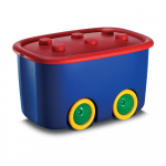 Sinine plastikust laste hoiukast 58x39x32 cm Funny Box - KIS