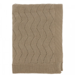 Pruun kootud tekk 130x170 cm Gentle - S&ouml;dahl