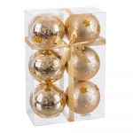 J&otilde;ulukuulid 6 tk komplektis &oslash; 7 cm - Casa Selecci&oacute;n