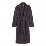 Antratsiitne puuvillane hommikumantel, suurus XL/XXL Terry - HIP