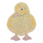 Kollane pestav k&auml;sitsi kootud puuvillane laste vaip 95x120 cm Ducky - Lorena Canals