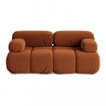 Oranž sametist moodulsofa 190 cm Lokua - Makamii