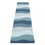 Sinine sise/v&auml;lisvaip 70x300 cm Urvi Water &ndash; Pappelina