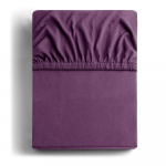 Lilla trikotaažist kummiga lina 160x200 cm Amber - Restilo