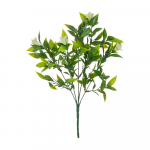 Kunsttaim (k&otilde;rgus 34 cm) White Bell Flower - Casa Selecci&oacute;n