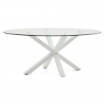 S&ouml;&ouml;gilaud klaasist pealispinnaga 100x200 cm Argo - Kave Home