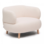 Beež bukleekangast tugitool Luisa - Kave Home