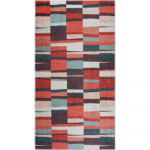 Punane pestav vaip 80x200 cm Blocks of Fun - Vitaus