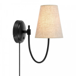 Must/beež seinavalgusti pistikupesale Amar - Marksl&ouml;jd