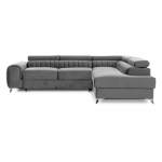 Hall sametist lahtik&auml;iv/sahtliga nurgadiivan (parem nurk/L-kujuline) Laurence &ndash; ELTAP