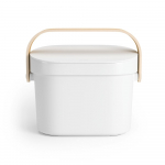 Valge kompostitavate j&auml;&auml;tmete konteiner 4 l Bellwood - Umbra