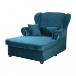 Sinine sametist lamamistool Lord &ndash; Ropez