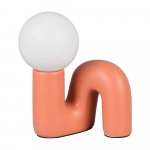 Oranž keraamiline lauavalgusti (k&otilde;rgus 21,5 cm) Quinn - Reality