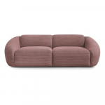 Roosa velvetist diivan 250 cm Tina - Bobochic Paris