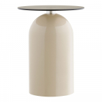 &Uuml;mmargune abilaud klaasist pealispinnaga &oslash; 40 cm Ravello - House Nordic