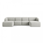 Helehall &scaron;enillist nurgadiivan (U-kujuline) Lani - Makamii