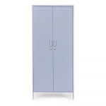 Helesinine metallist lukustatav kapp 80x185x50 cm Cambridge - Yes Everyday