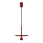 Punane alumiiniumist LED-ripplamp &oslash; 30 cm Edem - Nova Luce