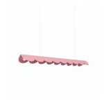 Roosa alumiiniumist LED-rippvalgusti BISCUIT - Thoro