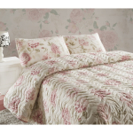 Roosa/beež voodikatte ja padjakatete komplekt 160x220 cm Care &ndash; Mijolnir