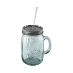 Ringlussev&otilde;etud klaaspurk kaane ja k&otilde;rrega , 550 ml Authentic - Ego Dekor