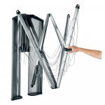 V&auml;litingimustes kasutatav seinale kinnitatav kuivatusrest WallFix 24m &ndash; Brabantia