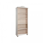 Valge m&auml;nnipuidust raamaturiiul 70x181 cm Ella - St&oslash;raa