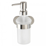 Iseseisev klaasist seebidosaator, matt h&otilde;bedane 200 ml Orea - Wenko