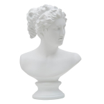 Valge dekoratiivne figuur Roman Woman - Mauro Ferretti