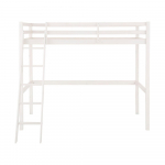 Valge t&otilde;stetud voodi, mis on valmistatud m&auml;nnipuidust Alpi2 - St&oslash;raa