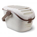 Valge loomade transpordikast Vintage - Curver