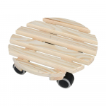 Puidust mobiilne alus lillepottidele &oslash; 29 cm (k&otilde;rgus 8 cm) Indoor &ndash; Esschert Design