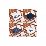 J&otilde;ulumotiiviga istmepadjad 4tk komplektis 40x40 cm Blue Christmas - Mila Home