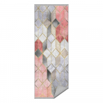 Hall ja roosa pestav koridorivaip 80x200 cm - Mila Home