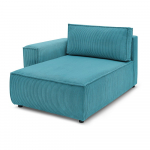 Sinine velvetist diivanimoodul, vasak nurk Nihad modular - Bobochic Paris