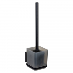 Must isekinnituv plastikust tualetthari Quadro - Wenko